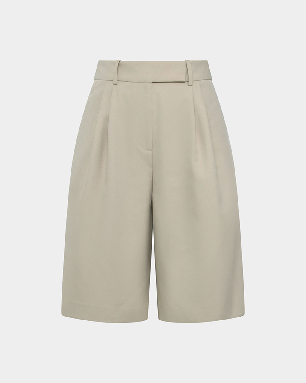 Sonique Tailored Short in sand — product-only view