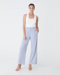 Nikki Tailored Pants in dusk blue — full-length view
