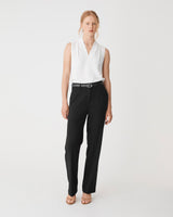 Merid Tailored Pants in black — full-length view