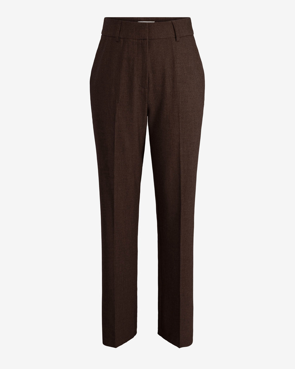 Merid Tailored Pants in espresso — product-only view