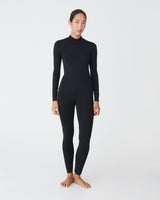 Nina Bamboo Leggings in black — full-length view
