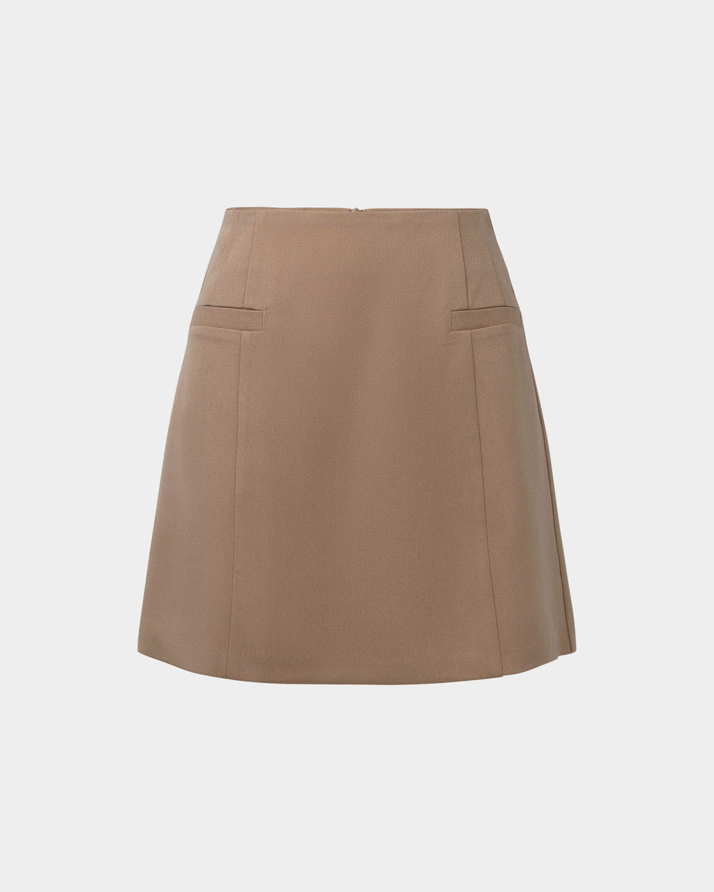 Kiya Panel Skirt in latte — product-only view