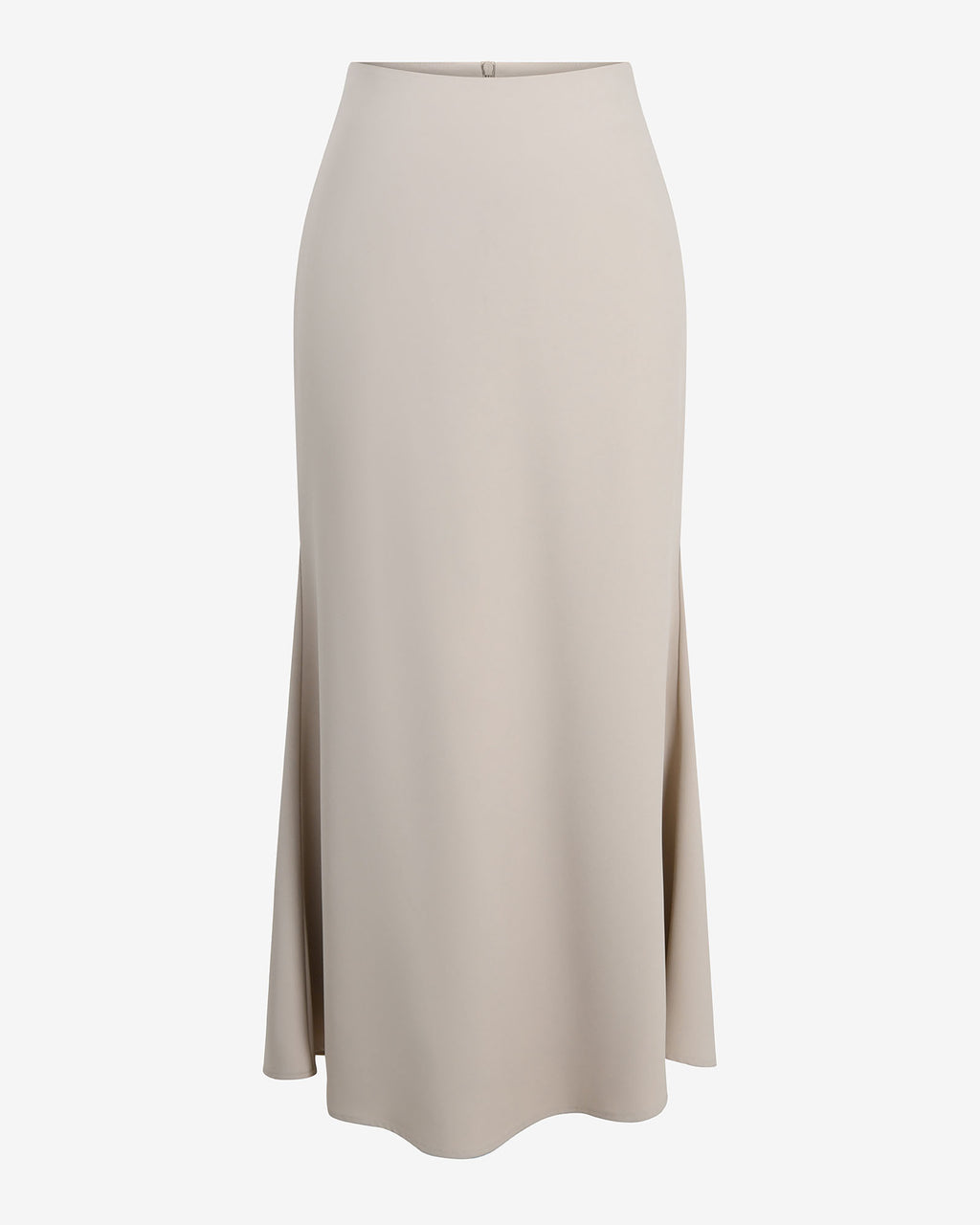 Caris Flared Maxi Skirt in greige — product-only view