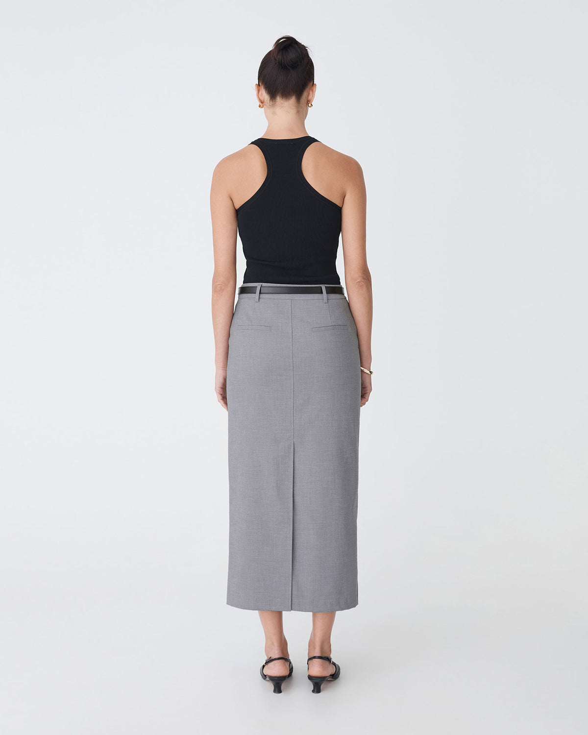 Aaria Column Skirt in steel — view 7