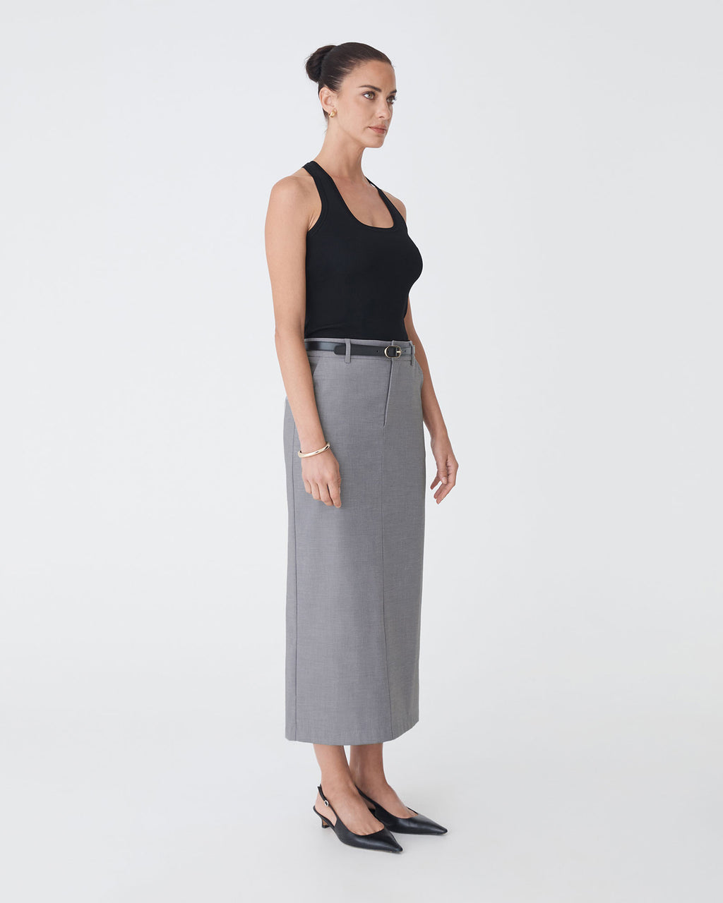 Aaria Column Skirt in steel — view 6