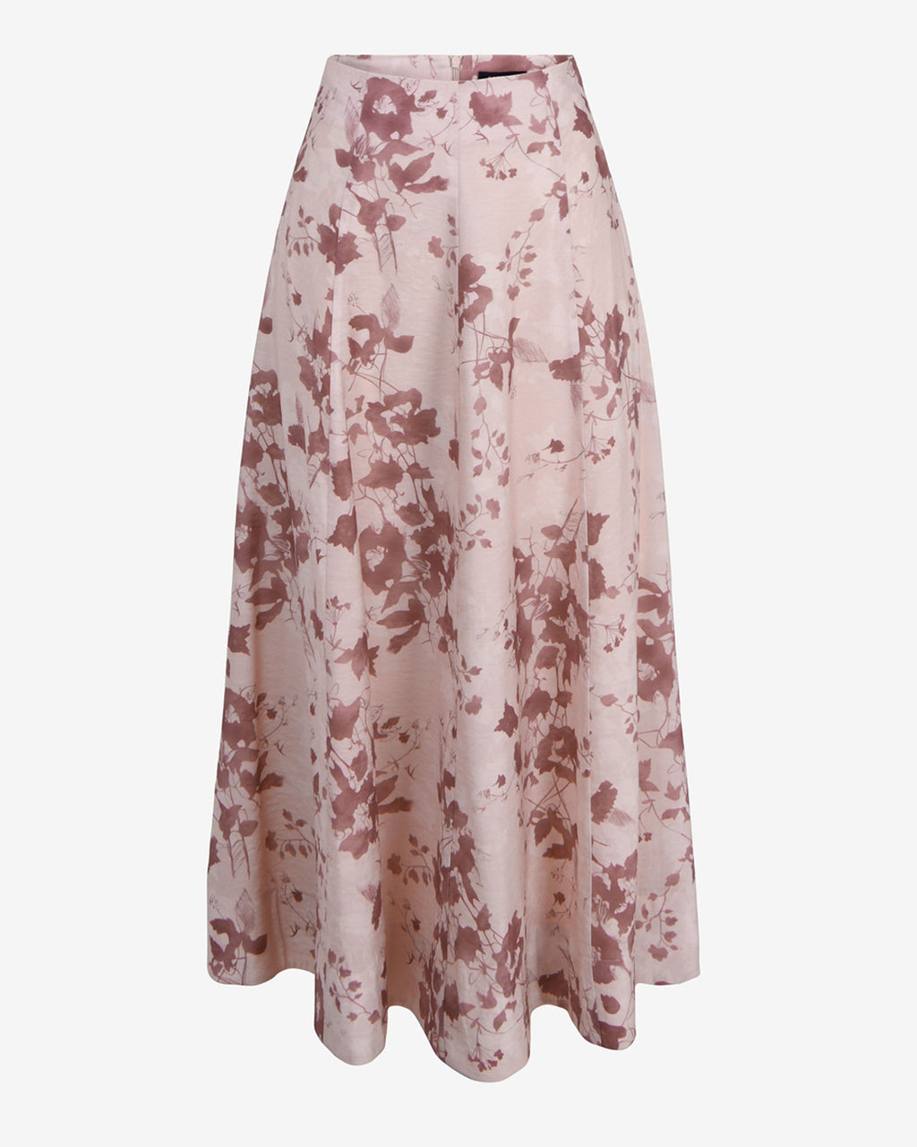 Lesley Floral Skirt in pink floral — product-only view
