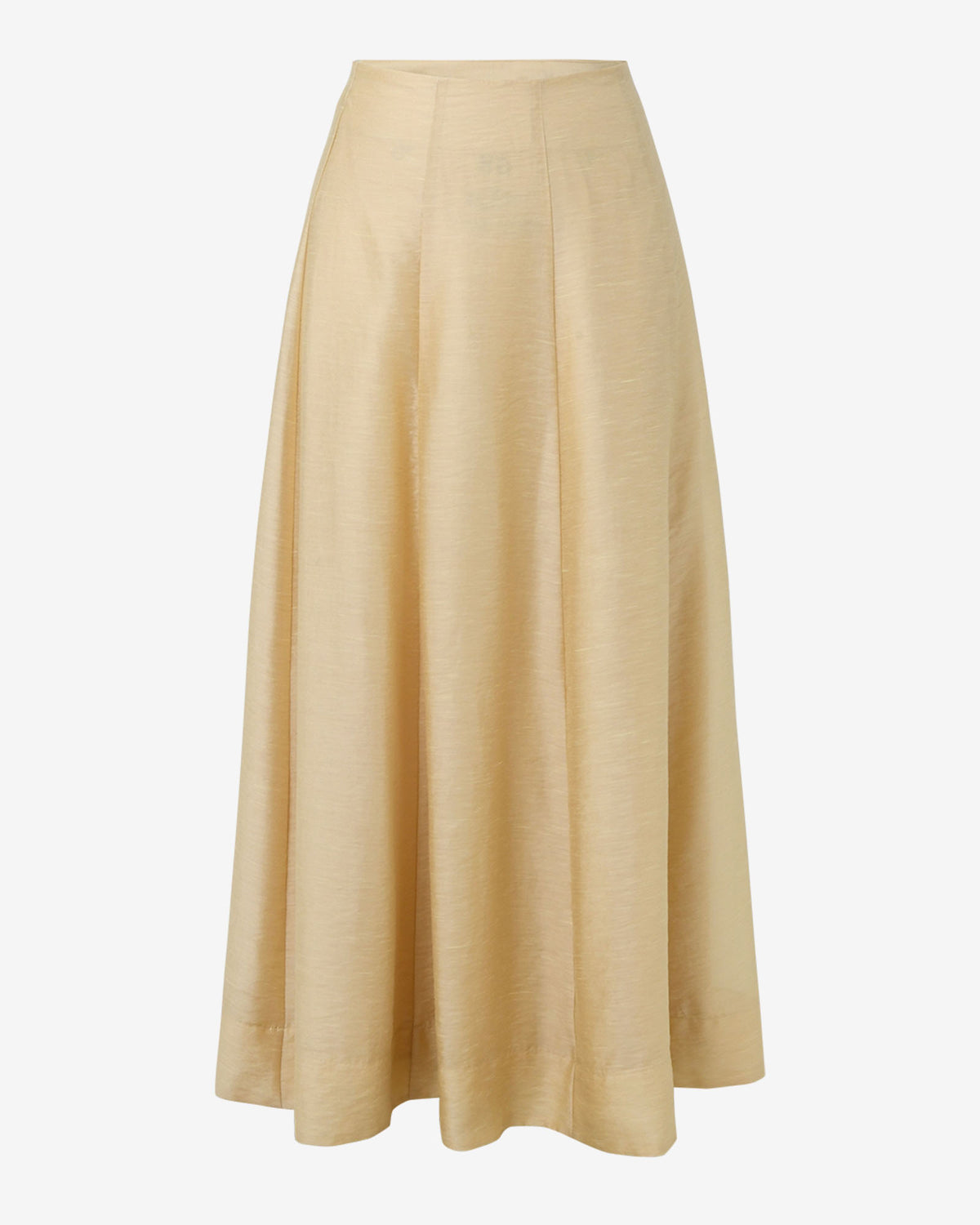 Bellini 2 Panel Maxi Skirt in butter — product-only view