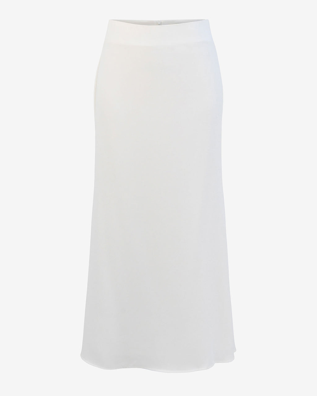 Carissa Flared Maxi Skirt in white — product-only view