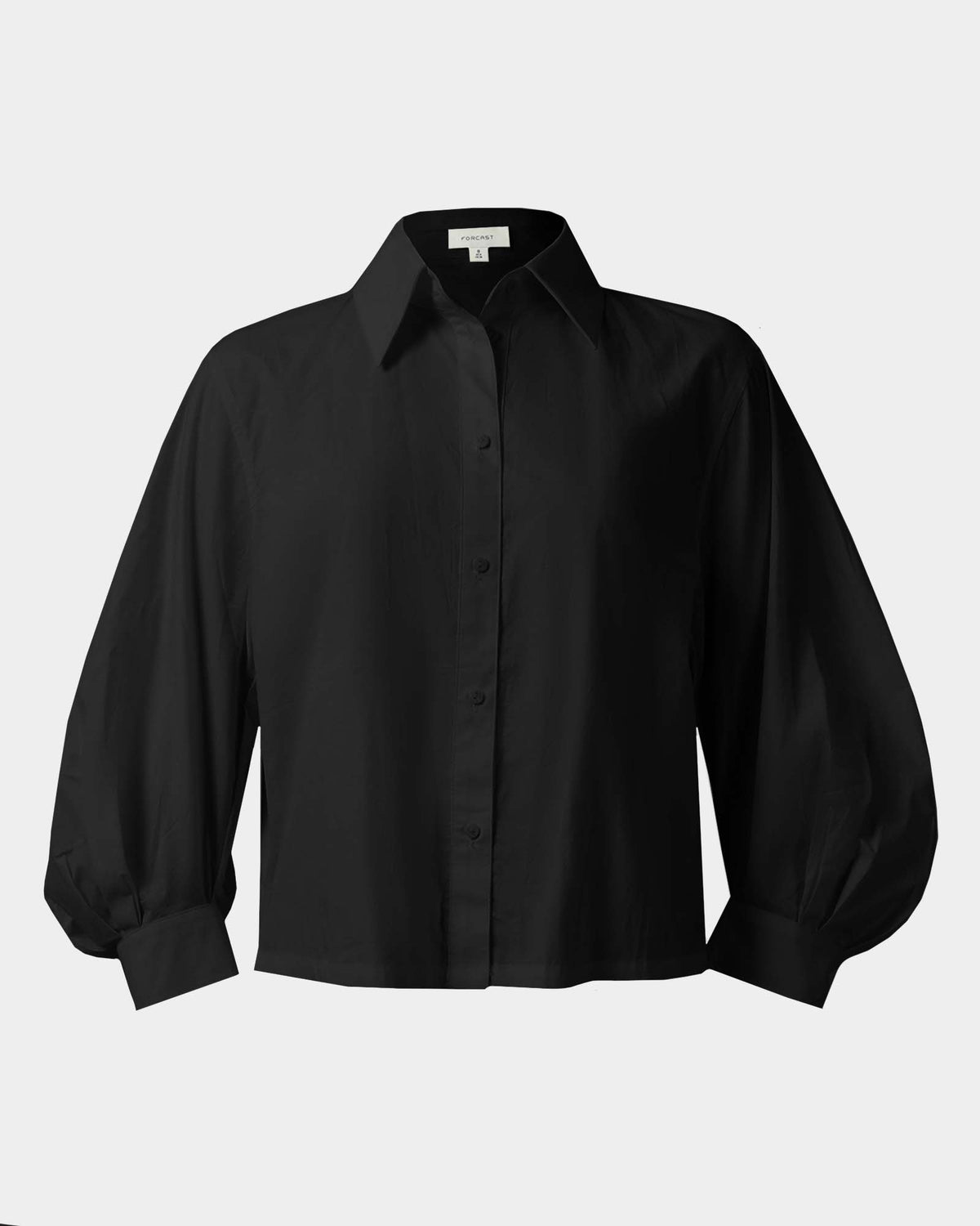 Lica Puff Sleeve Shirt in black — product-only view