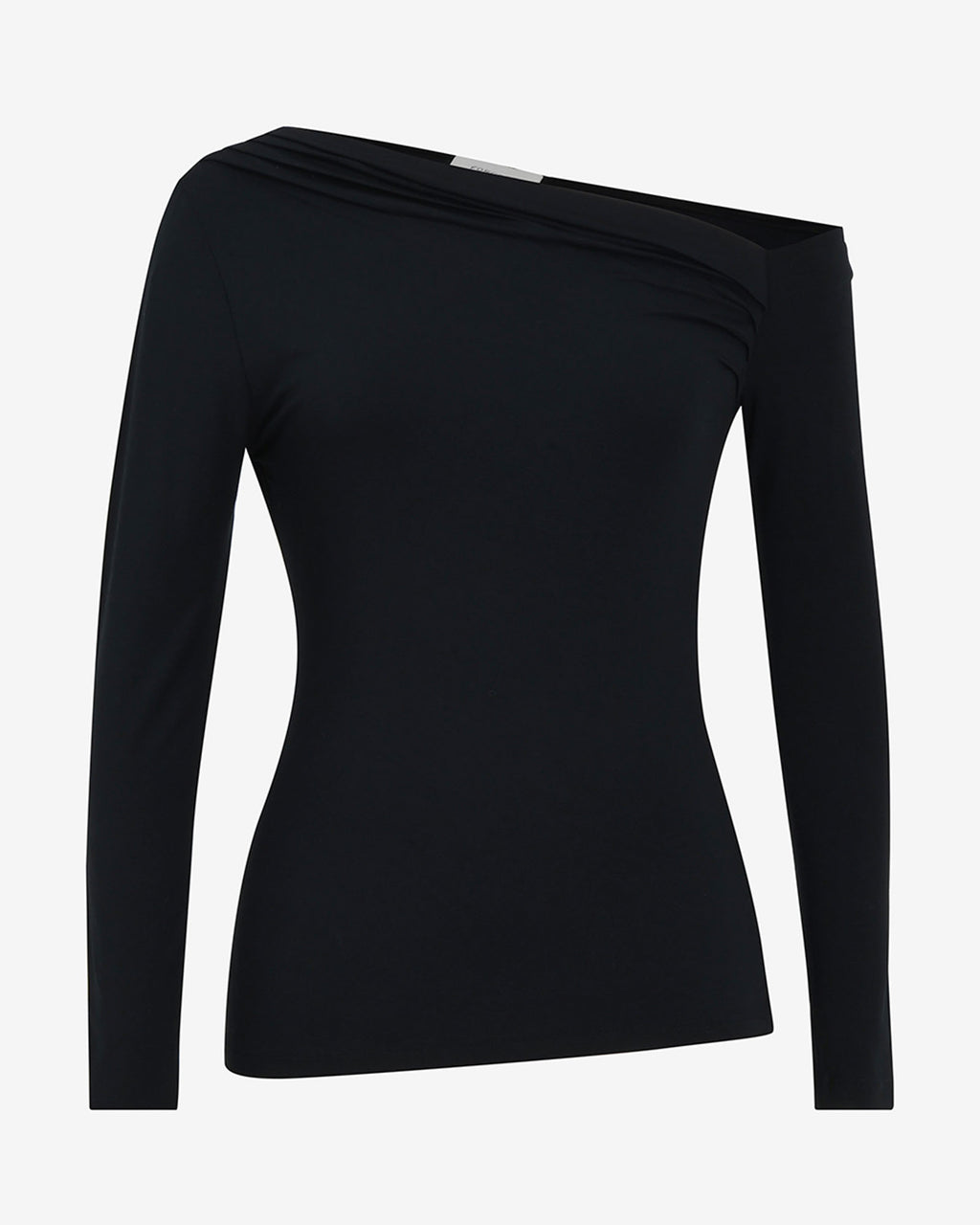 Felicha Asymmetric Top in black — product-only view