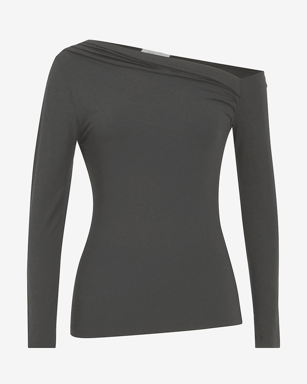 Felicha Asymmetric Top in charcoal — product-only view