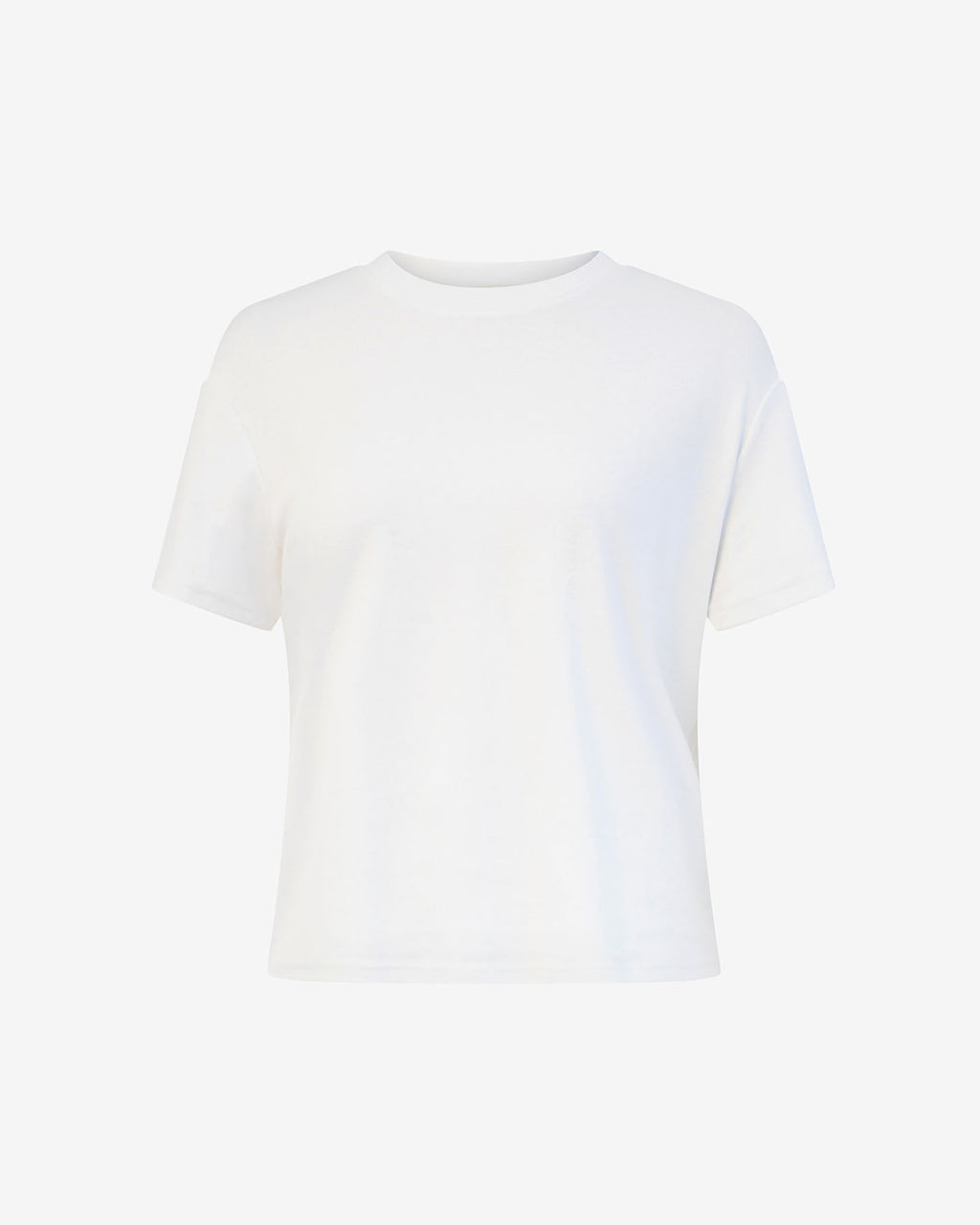 May Relaxed Cotton T-shirt in white — product-only view