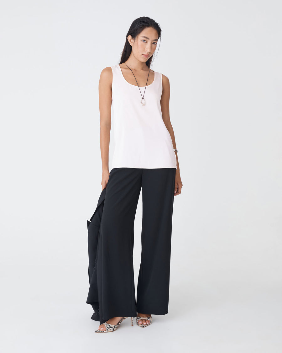 Sadin Tank Top in pearl — full-length view