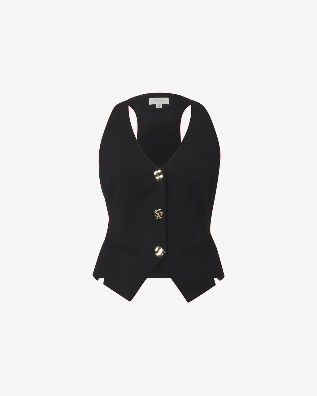 Amera Racer Back Vest in black — product-only view