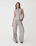 Nevada Herringbone Vest — full-length view 2