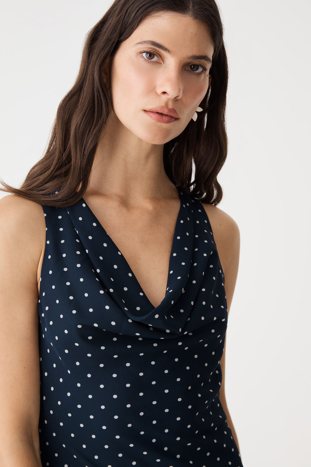 Danielle Bias Cowl Dress