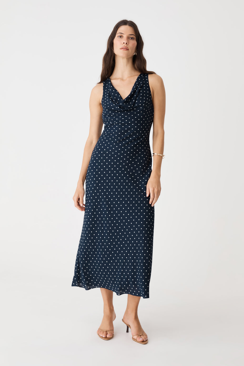 Danielle Bias Cowl Dress