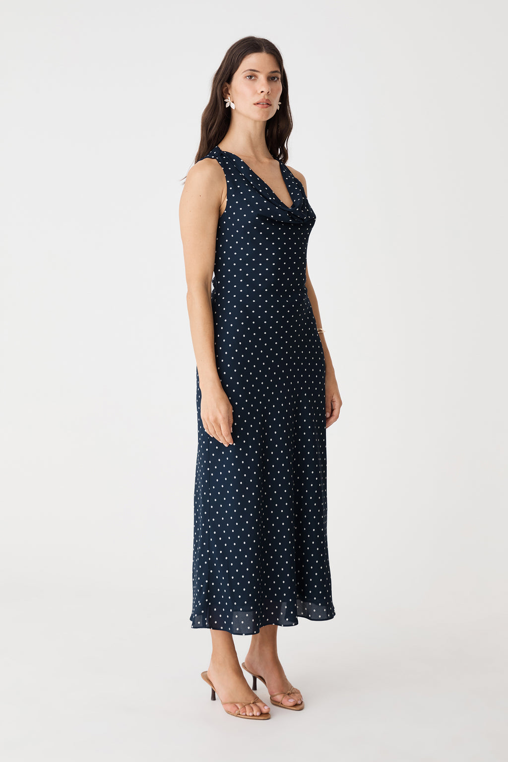 Danielle Bias Cowl Dress