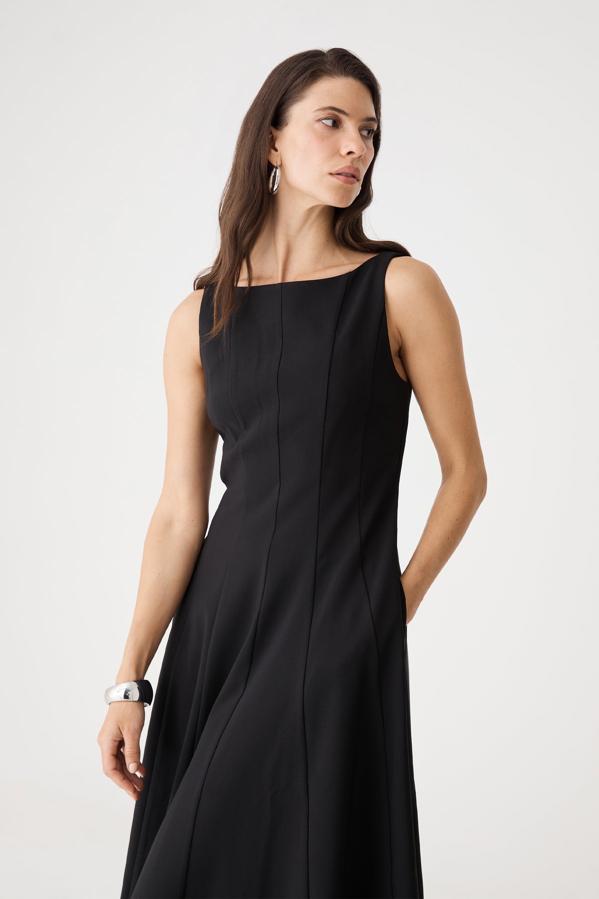 Sally Panel Midi Dress