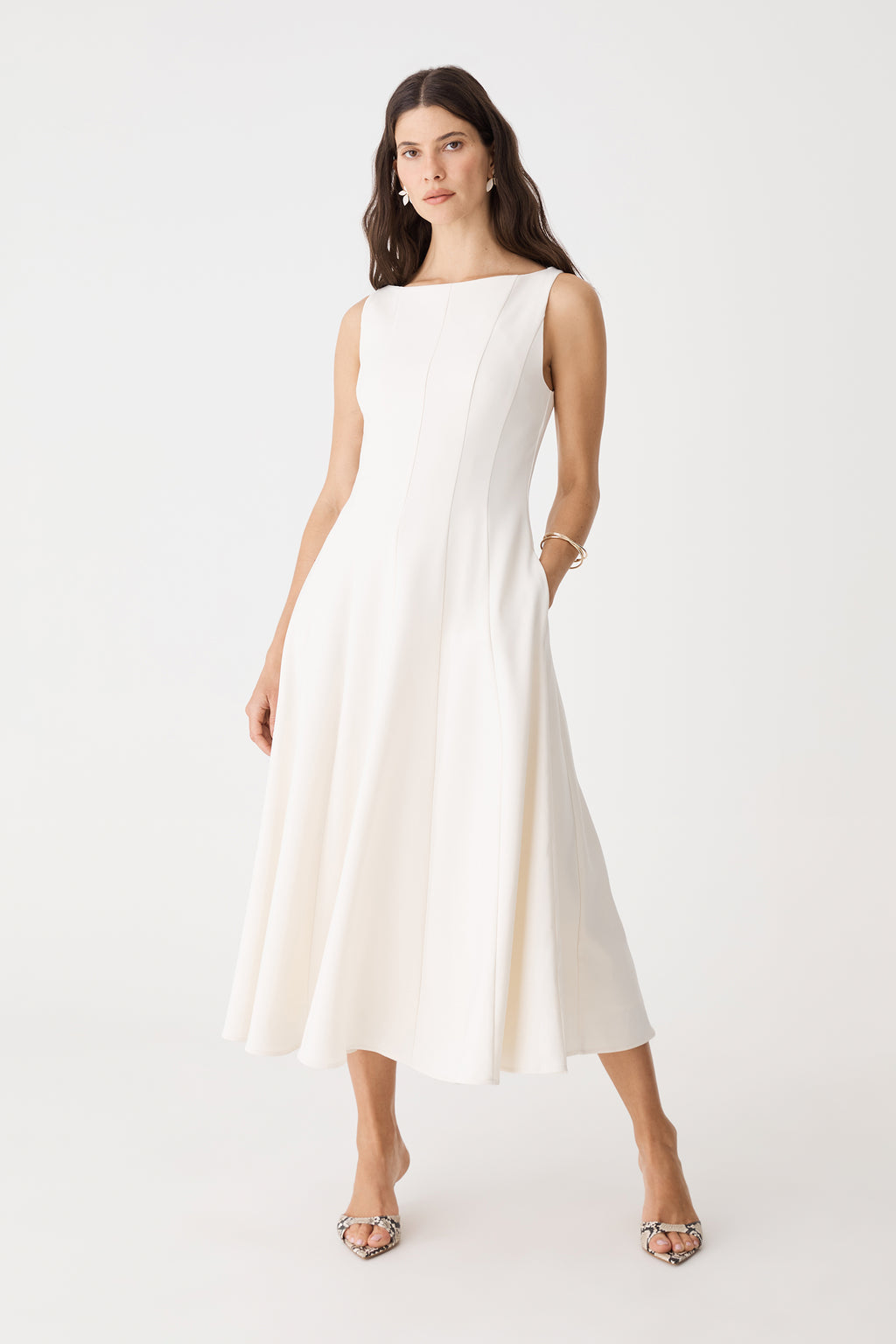 Sally Panel Midi Dress