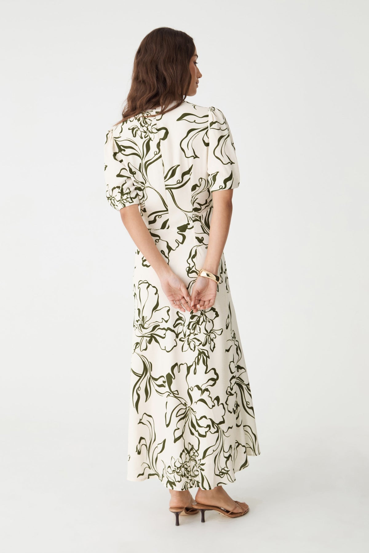 Natalie V-Neck Floral Dress