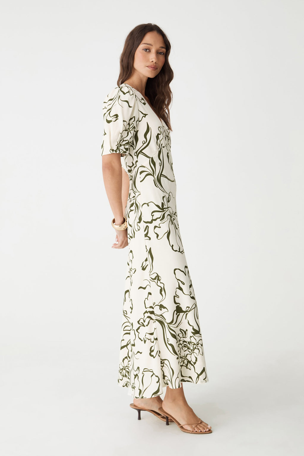 Natalie V-Neck Floral Dress