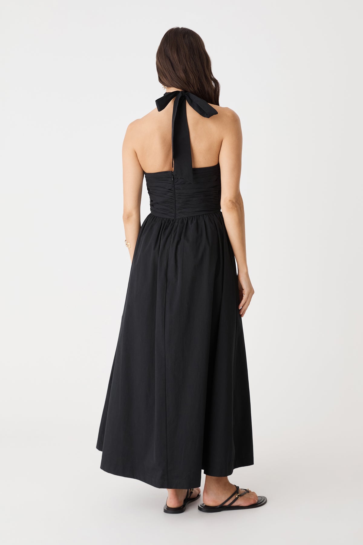 Kayleigh Cotton Halter Dress