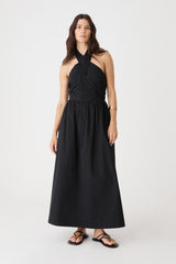 Kayleigh Cotton Halter Dress