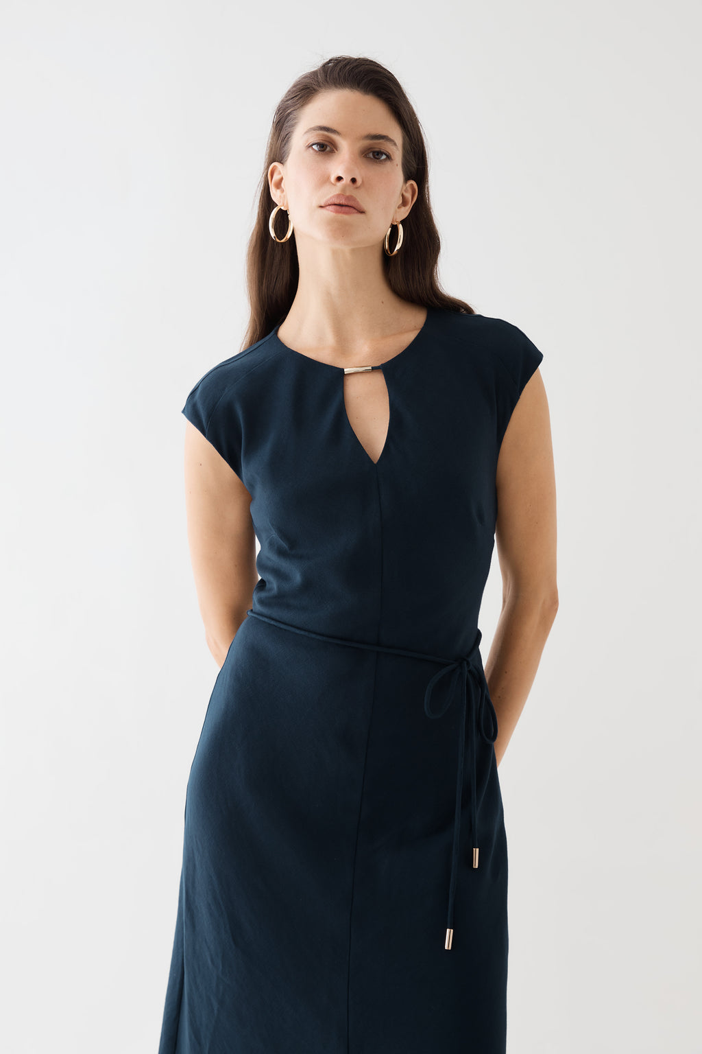 Phoebe Linen Blend Maxi Dress