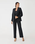 Jennifer Tailored Blazer in black — front view
