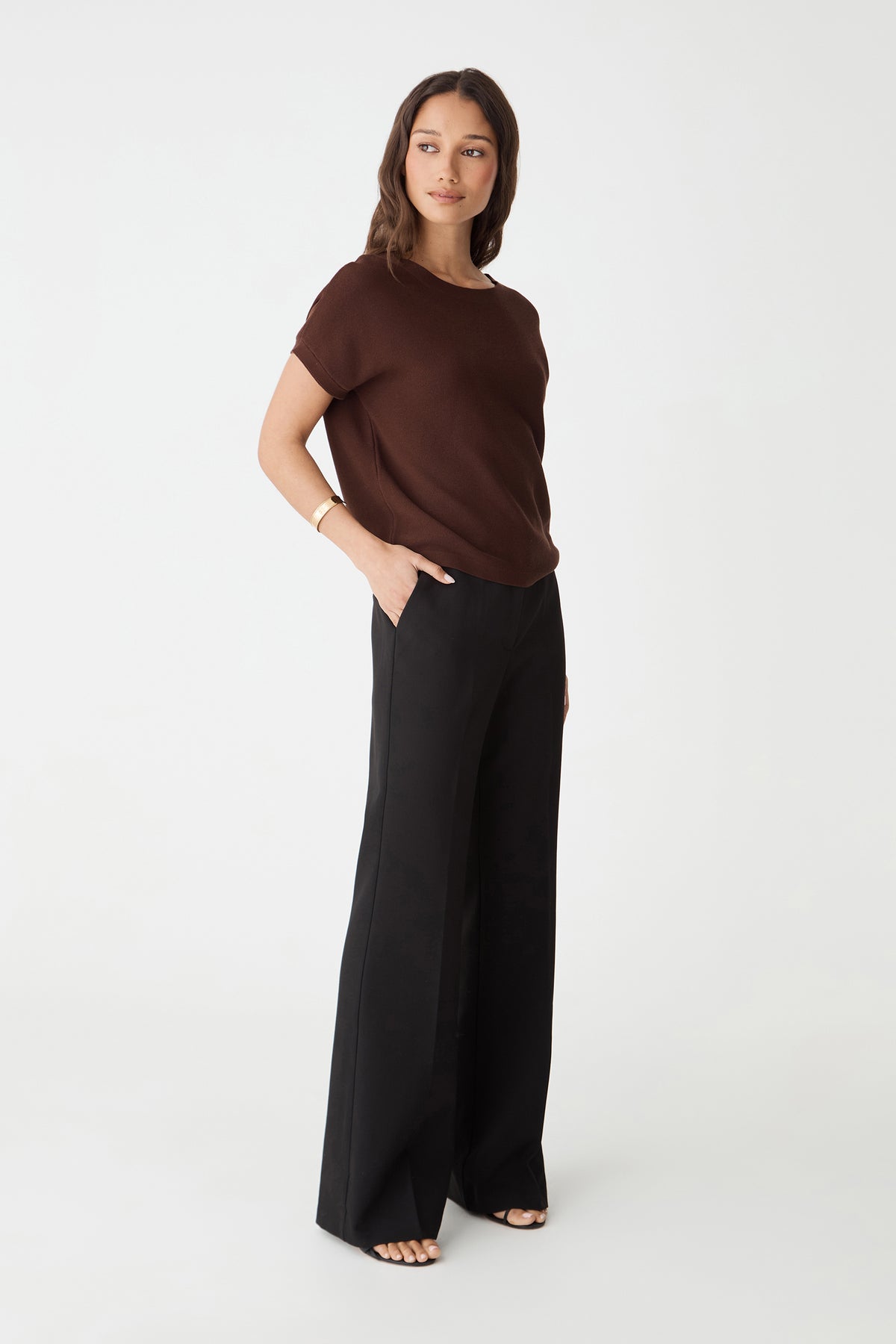 Brandy Relaxed Cotton Knit Top