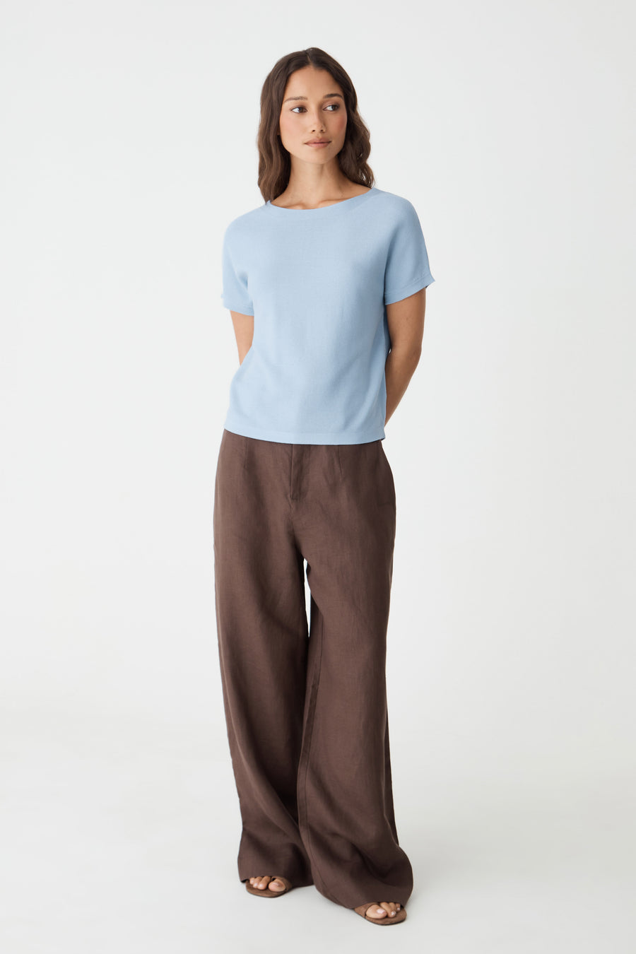 Brandy Relaxed Cotton Knit Top