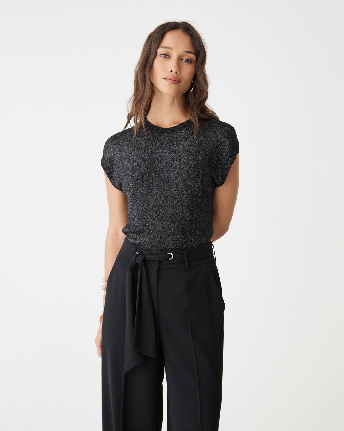Saskia Lurex Knit Top
