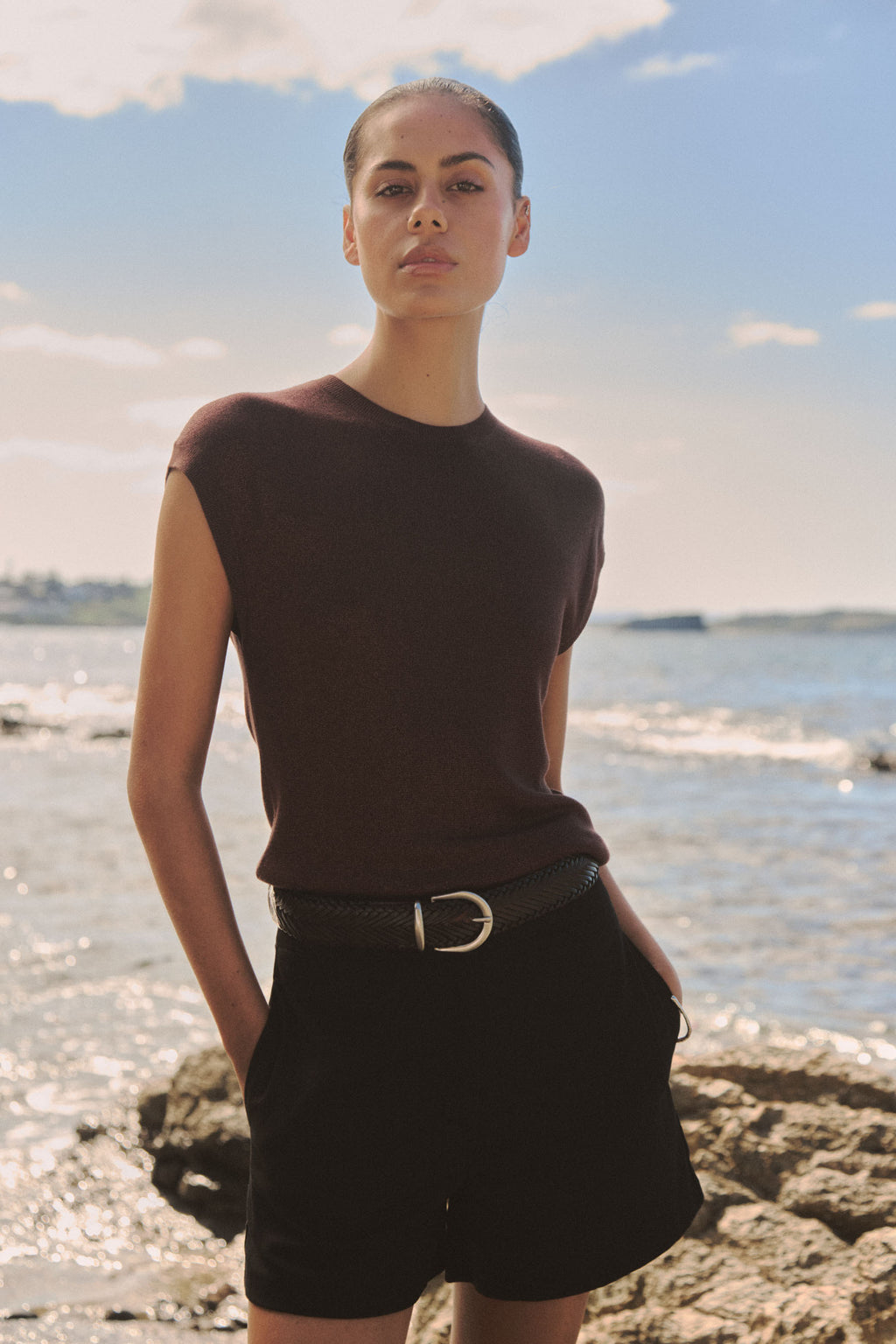 Saskia Lurex Knit Top