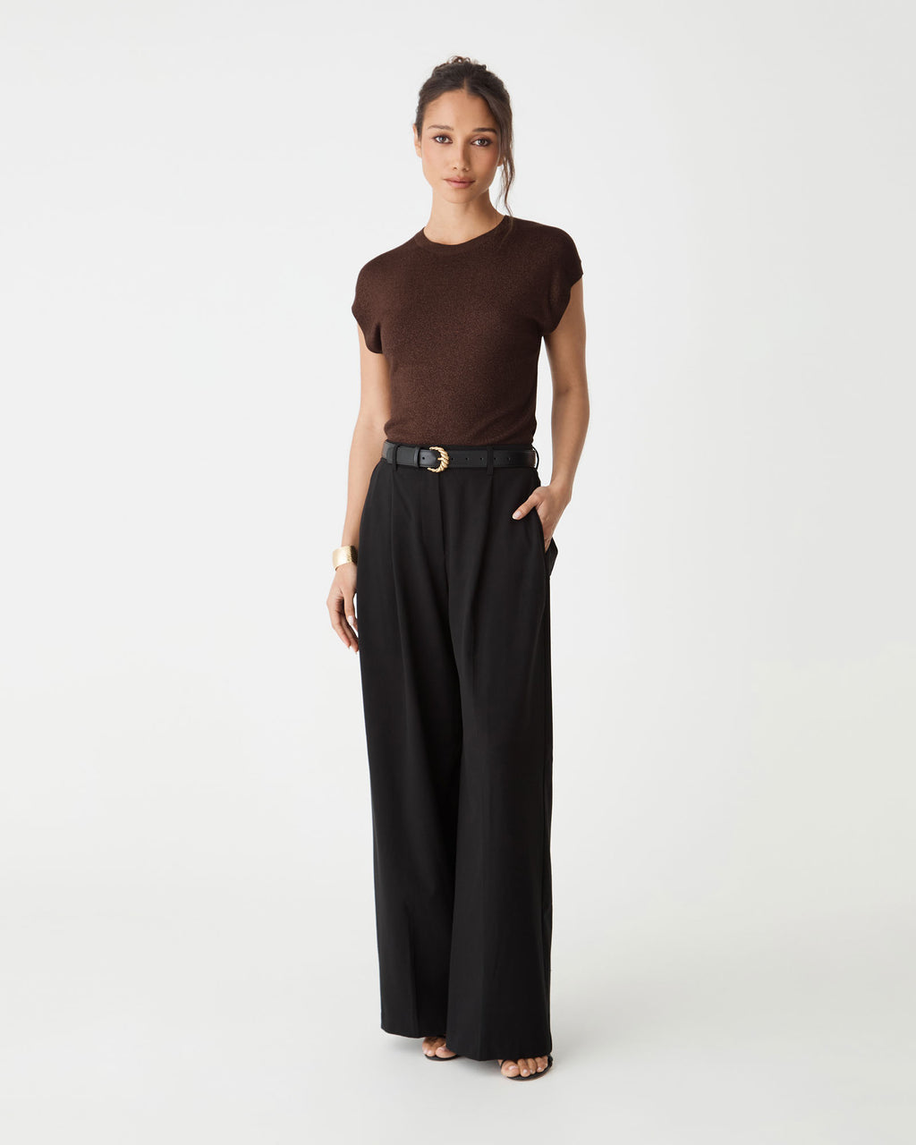 Saskia Lurex Knit Top