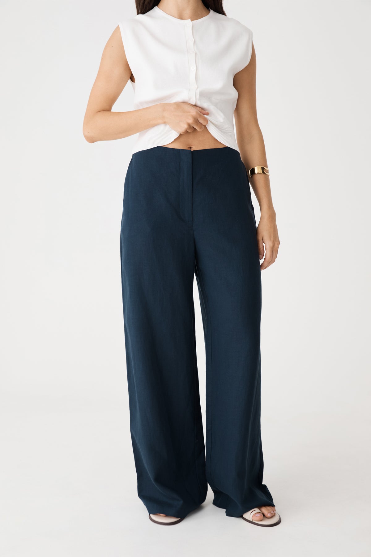 Phoebe Linen Lyocell Pants