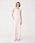 Chelsea Bootleg Pants in petal pink — close-up view 2