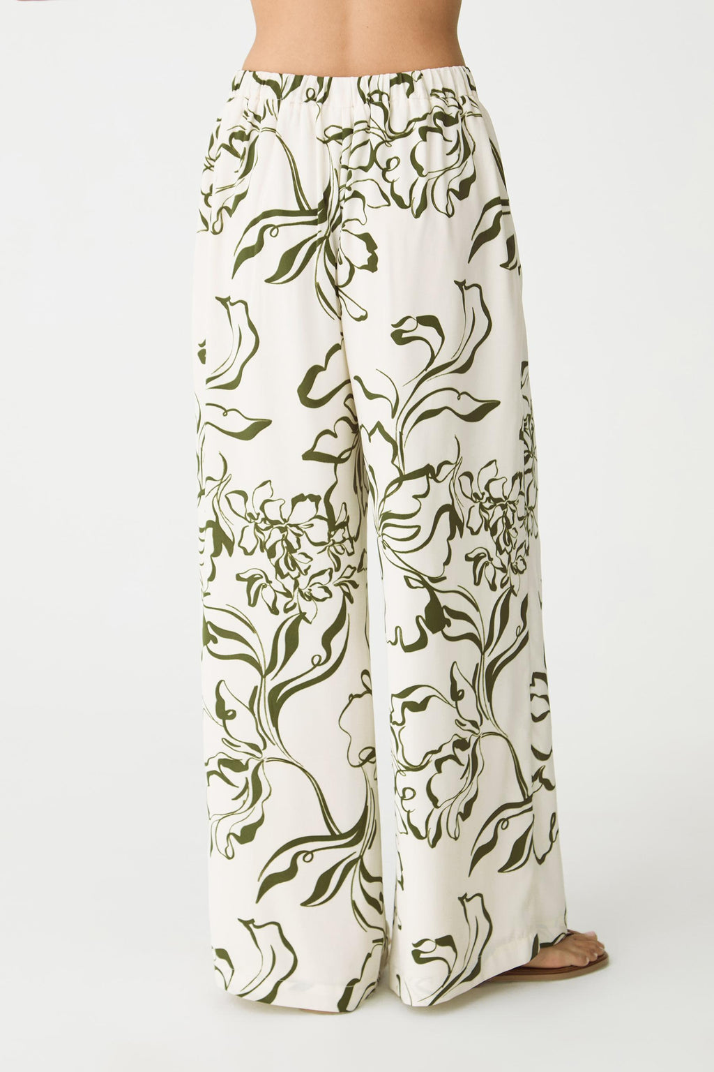 Natalie Elastic Floral Pants