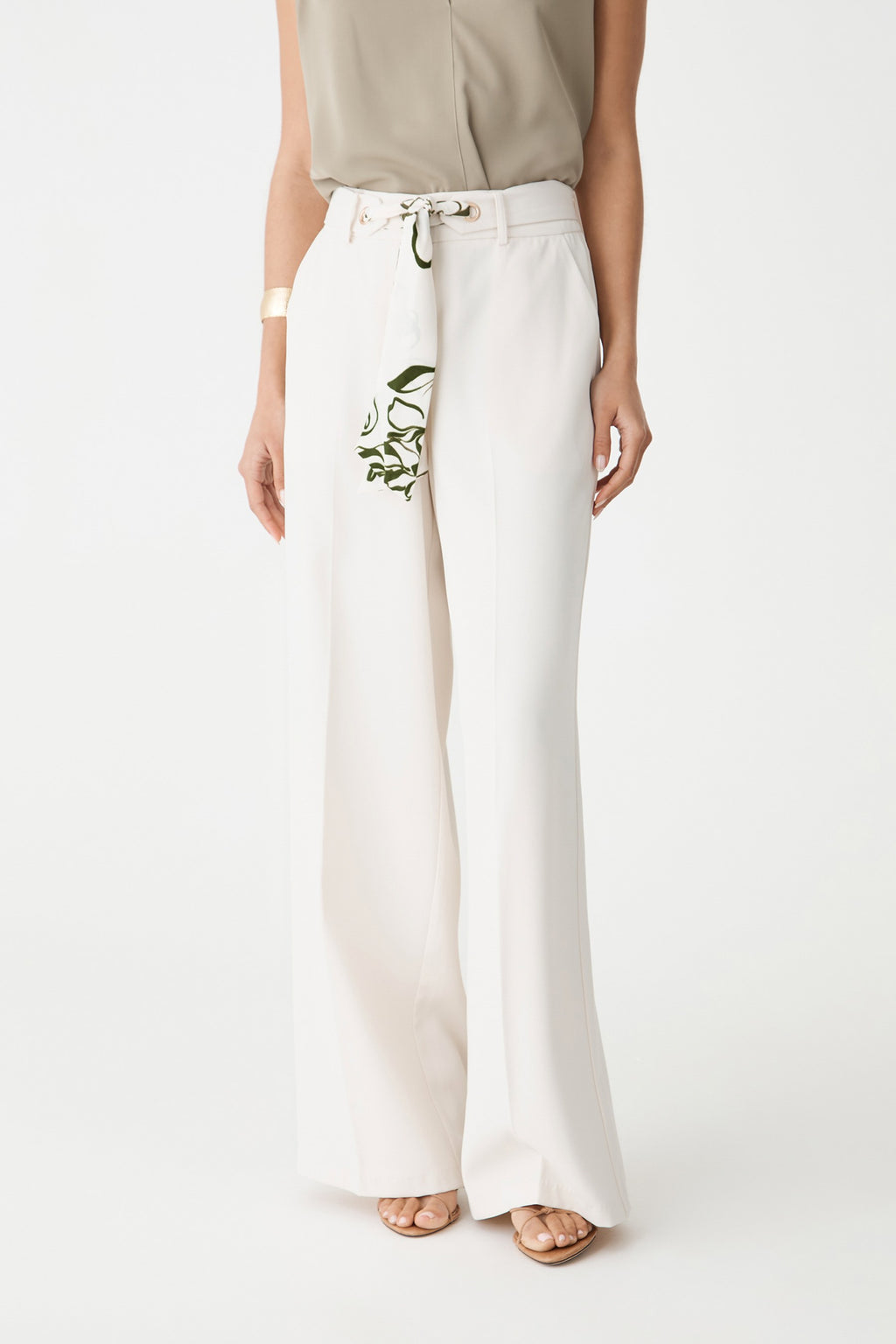 Natalie Belted Wide Leg Pants