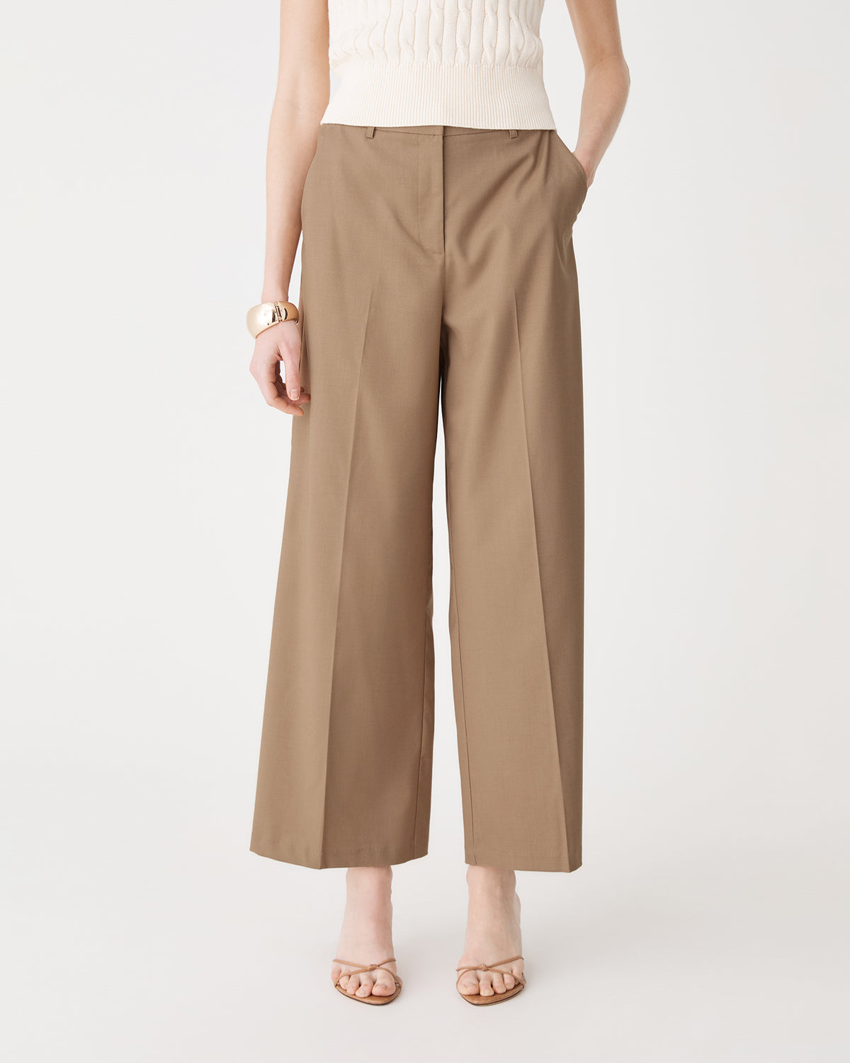 Andrea Wide Leg Pants — full-length view 2