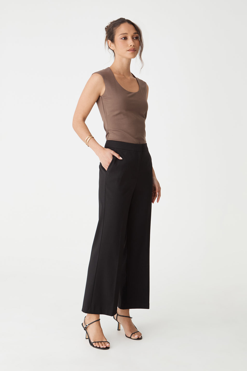 Milan Crop Flare Pants