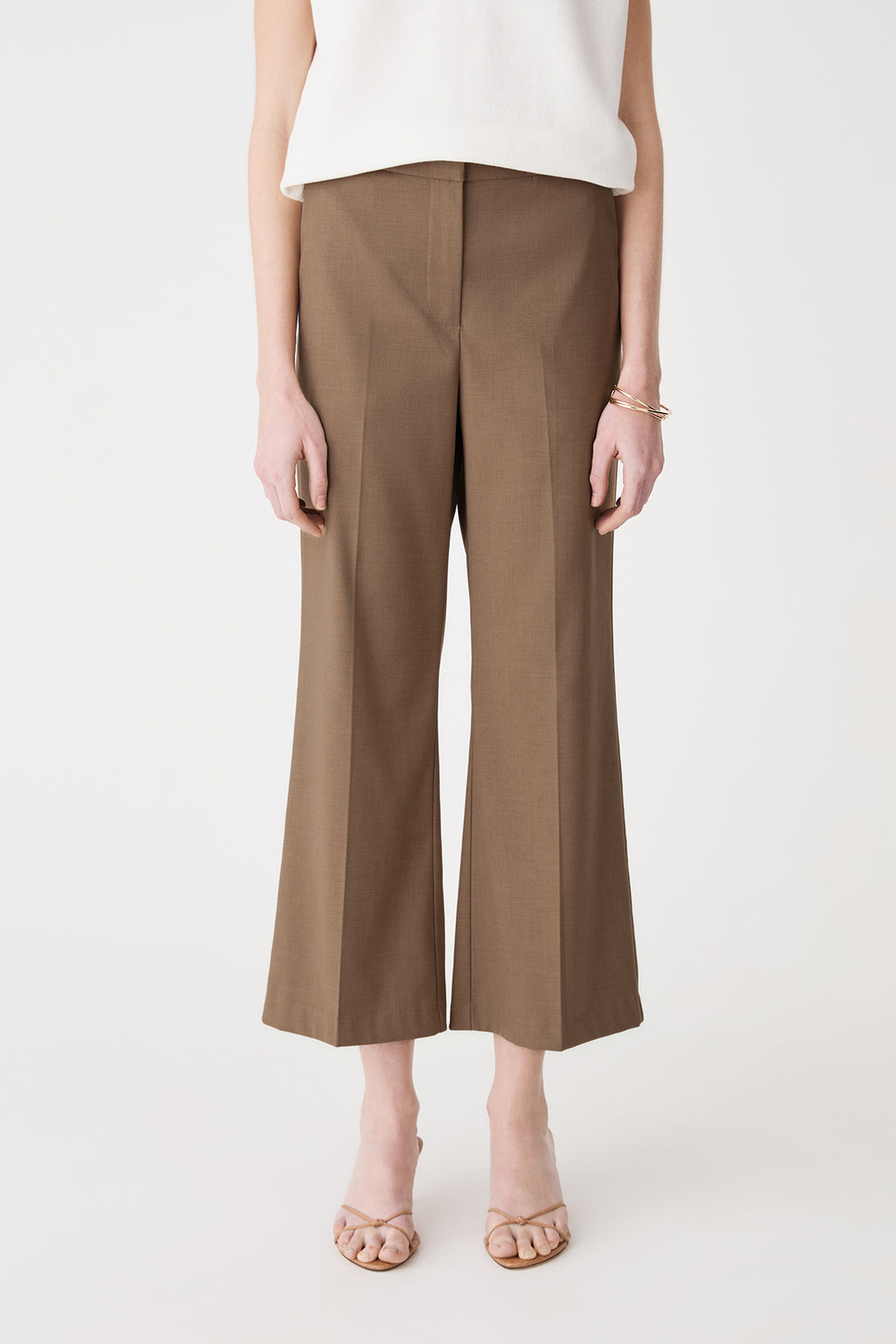Milan Crop Flare Pants