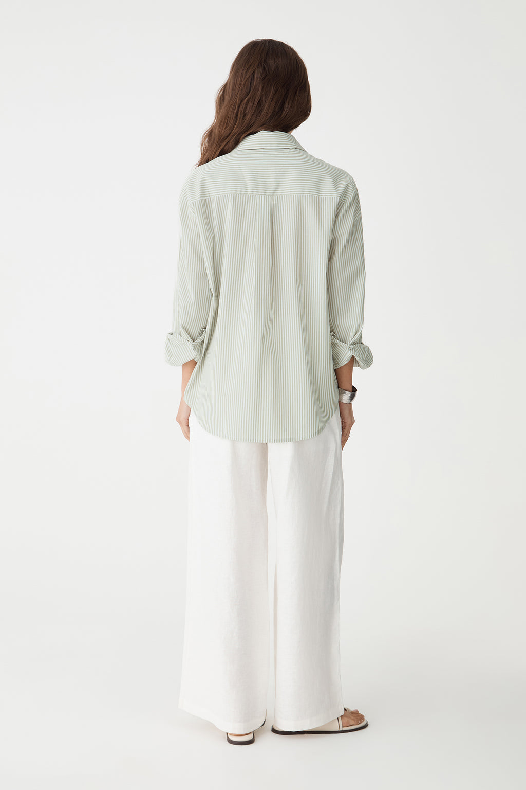 Ami 2 Linen Elastic Back Pants