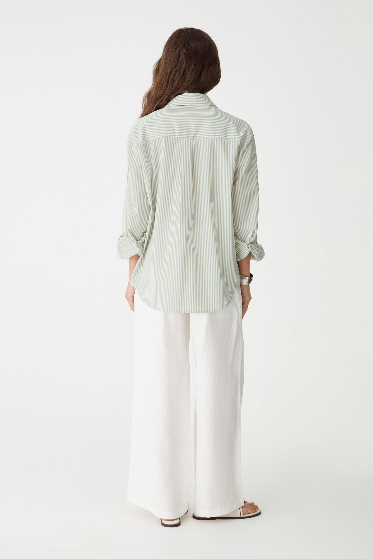 Ami 2 Linen Elastic Back Pants