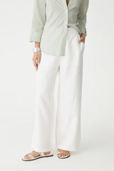 Ami 2 Linen Elastic Back Pants