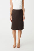 Veronica Straight Crepe Skirt