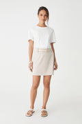 Zoe Pinstripe Mini Skirt