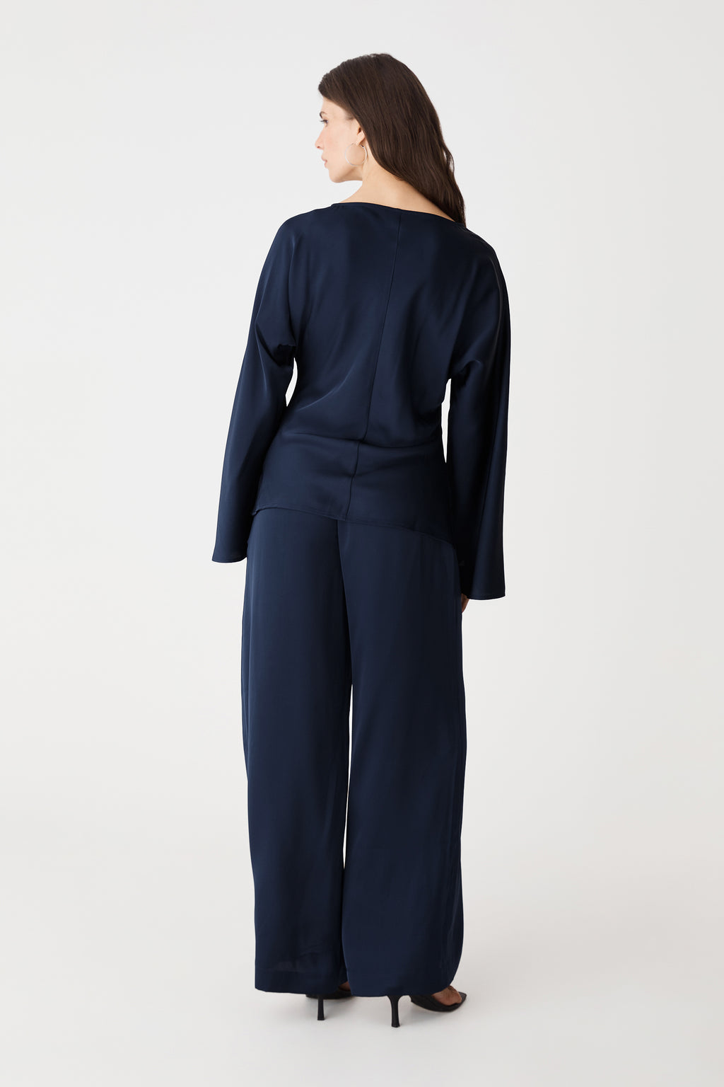 Asma Satin Bias Top