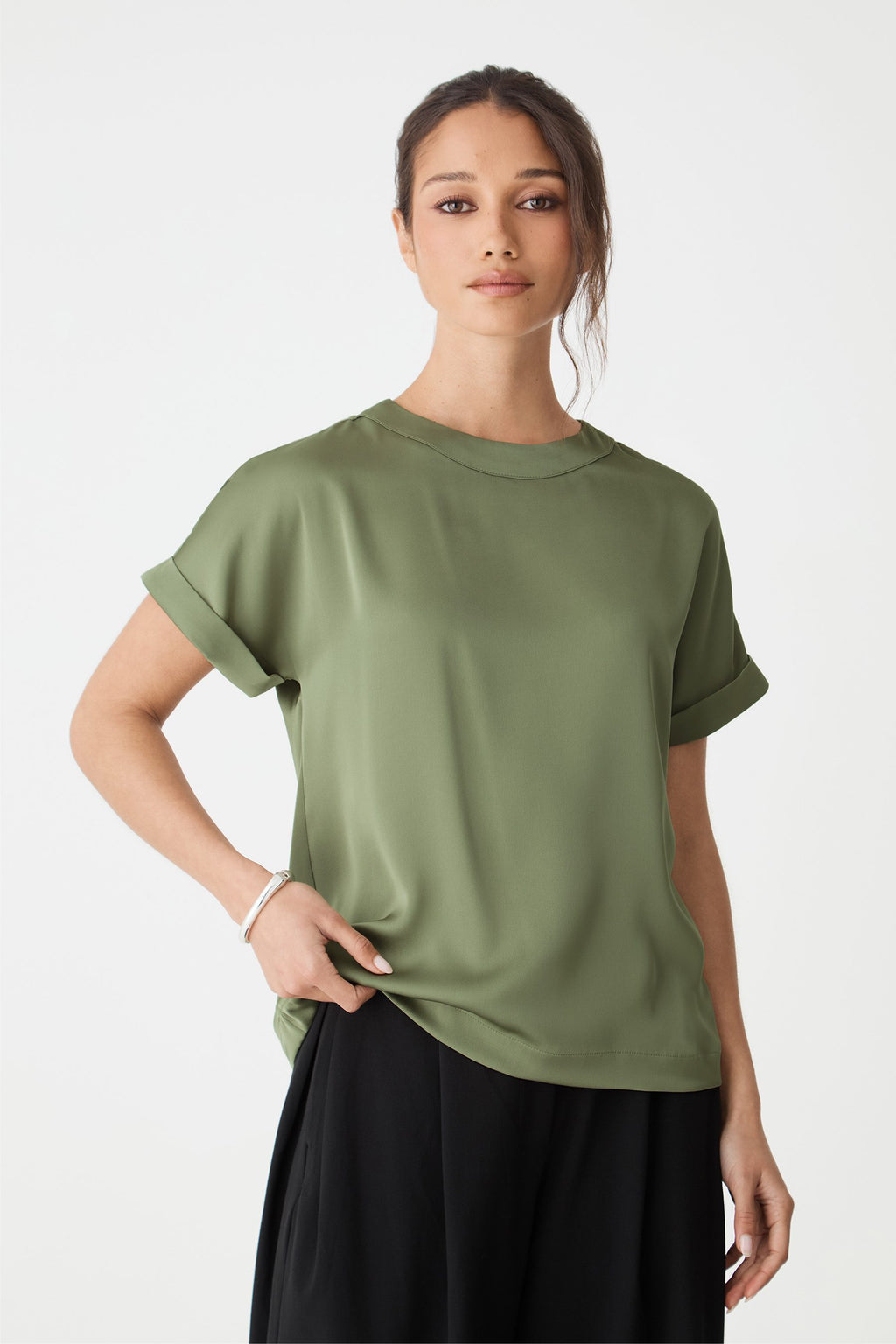 Cameron Satin Tee