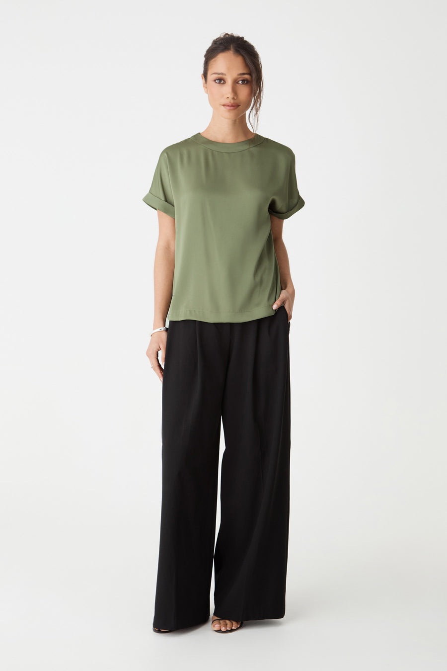 Cameron Satin Tee